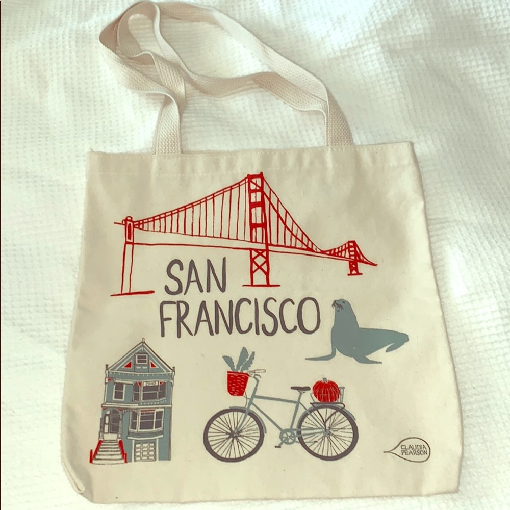 NWOT San Francisco Canvas Tote bag!